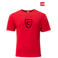 NEW CAPELLA A4 Softek Short Sleeve Tee - Scarlet