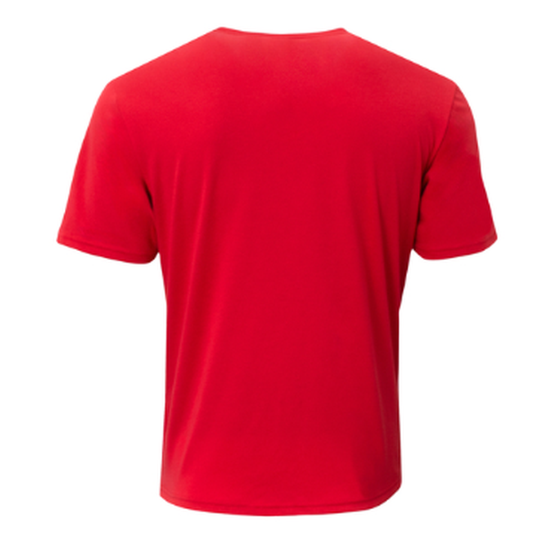 NEW CAPELLA A4 Softek Short Sleeve Tee - Scarlet
