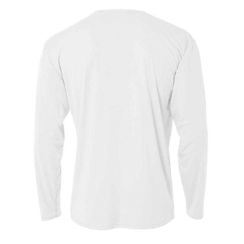 NEW CAPELLA A4 Youth Cooling Performance Long Sleeve Tee - White