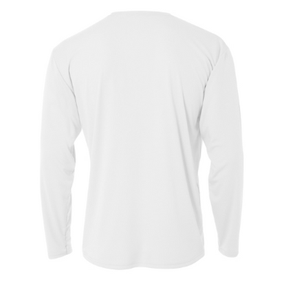 NEW CAPELLA A4 Youth Cooling Performance Long Sleeve Tee - White