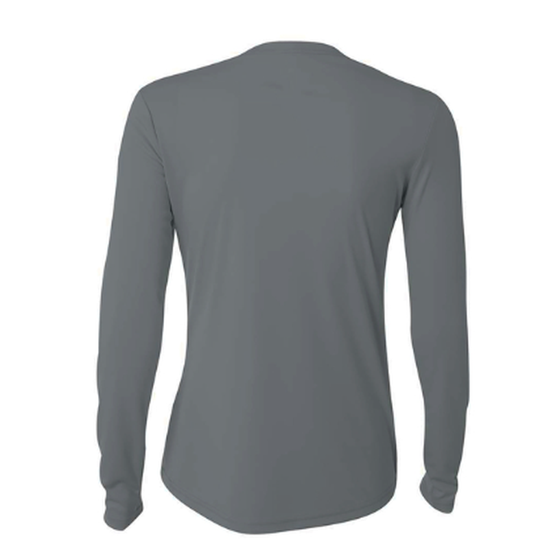 NEW CAPELLA A4 Women’s Cooling Performance Long Sleeve Tee - Graphite