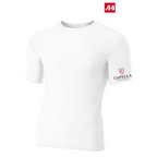 NEW CAPELLA A4 Compression Short Sleeve Tee - White