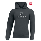 NEW CAPELLA A4 Softek Long Sleeve Hooded Tee - Graphite