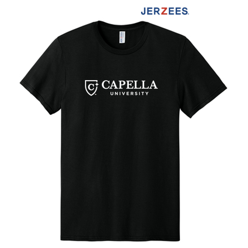 NEW CAPELLA Jerzees Classics™ Unisex Cotton T-Shirt - Black