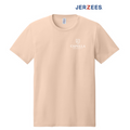 NEW CAPELLA Jerzees Ultimate™ Unisex Ring Spun T-Shirt - Blush Pink