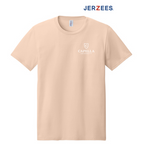 NEW CAPELLA Jerzees Ultimate™ Unisex Ring Spun T-Shirt - Blush Pink