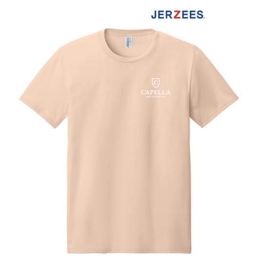 NEW CAPELLA Jerzees Ultimate™ Unisex Ring Spun T-Shirt - Blush Pink