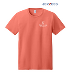 NEW CAPELLA Jerzees Ultimate™ Unisex Ring Spun T-Shirt - Sunset Coral