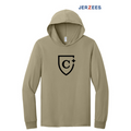 NEW CAPELLA Jerzees Classics™ Unisex Cotton Long Sleeve Hooded T-Shirt - Khaki