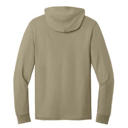 NEW CAPELLA Jerzees Classics™ Unisex Cotton Long Sleeve Hooded T-Shirt - Khaki