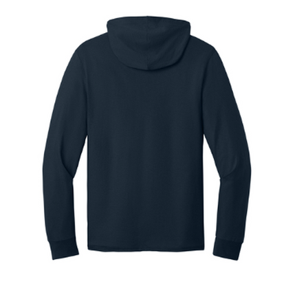 NEW CAPELLA Jerzees Classics™ Unisex Cotton Long Sleeve Hooded T-Shirt - Navy