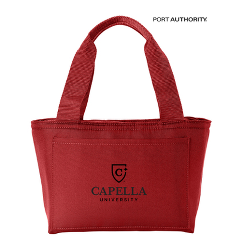 NEW CAPELLA Port Authority® Insulated Lunch Tote - Rich Red