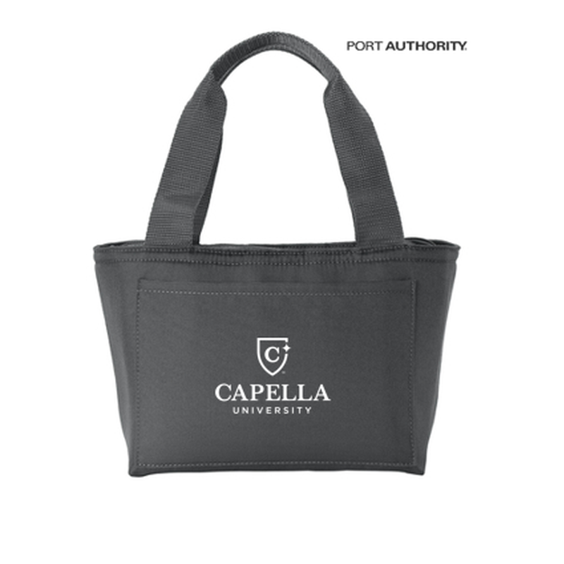 NEW CAPELLA Port Authority® Insulated Lunch Tote - Grey Steel
