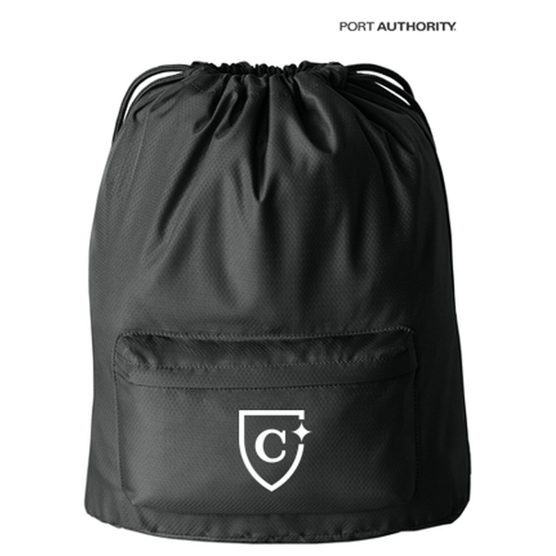 NEW CAPELLA Port Authority® Diamond Pocket Cinch - Black