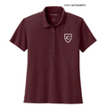 NEW CAPELLA Port Authority® Women’s Wearever Performance Pique Polo - Burgundy