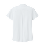 NEW CAPELLA Port Authority® Women’s Wearever Performance Pique Polo - White