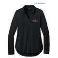NEW CAPELLA Port Authority® Women’s Luxe Knit Button Tunic - Black