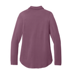 NEW CAPELLA Port Authority® Women’s Luxe Knit Button Tunic - Purple Mist