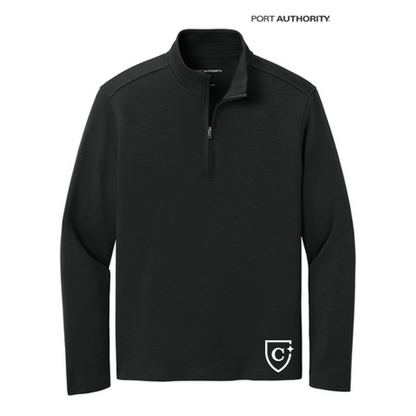 NEW CAPELLA Port Authority® Breakwater 1/4-Zip Pullover - Black