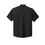 NEW CAPELLA Port Authority® Short Sleeve UV Dockside Shirt - Black