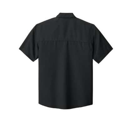 NEW CAPELLA Port Authority® Short Sleeve UV Dockside Shirt - Black