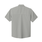 NEW CAPELLA Port Authority® Short Sleeve UV Dockside Shirt - Gusty Grey