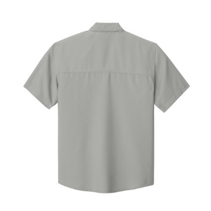 NEW CAPELLA Port Authority® Short Sleeve UV Dockside Shirt - Gusty Grey