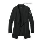 NEW CAPELLA Port Authority® Women’s Breakwater Open Cardigan - Deep Black