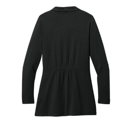 NEW CAPELLA Port Authority® Women’s Breakwater Open Cardigan - Deep Black
