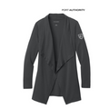 NEW CAPELLA Port Authority® Women’s Breakwater Open Cardigan - Grey Steel