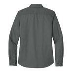 NEW CAPELLA Port Authority® Women’s Long Sleeve Nailhead Easy Care Shirt - Deep Black