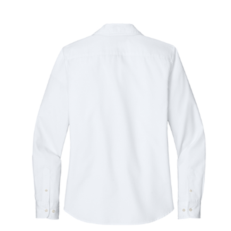 NEW CAPELLA Port Authority® Women’s Long Sleeve Nailhead Easy Care Shirt - White