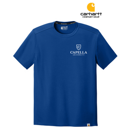 NEW CAPELLA Carhartt Force® Sun Defender™ Short Sleeve T-Shirt - Royal Glass Blue