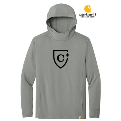 NEW CAPELLA Carhartt Force® Sun Defender™ Long Sleeve Hooded T-Shirt - Asphalt Grey