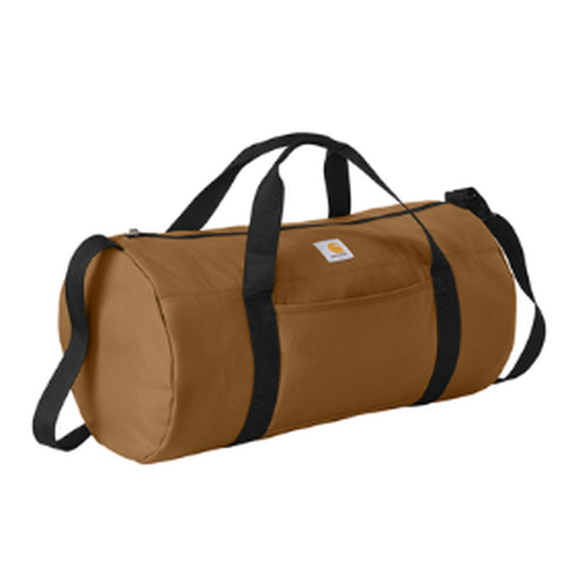 NEW CAPELLA Carhartt® Canvas Packable Duffel with Pouch - Carhartt Brown