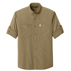 NEW CAPELLA Carhartt Force® Sun Defender™ Long Sleeve Shirt - Dark Khaki