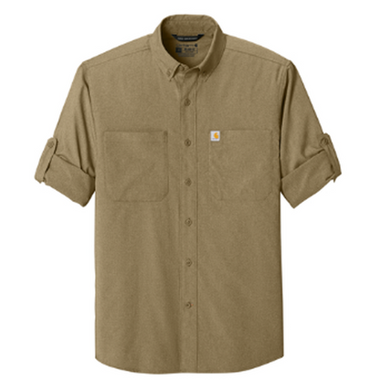 NEW CAPELLA Carhartt Force® Sun Defender™ Long Sleeve Shirt - Dark Khaki