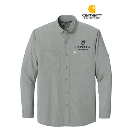 NEW CAPELLA Carhartt Force® Sun Defender™ Long Sleeve Shirt - Steel