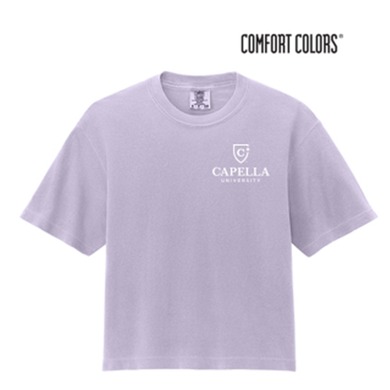 NEW CAPELLA Comfort Colors® Women’s Heavyweight Boxy Tee - Orchid