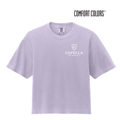 NEW CAPELLA Comfort Colors® Women’s Heavyweight Boxy Tee - Orchid