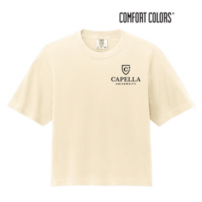 NEW CAPELLA Comfort Colors® Women’s Heavyweight Boxy Tee - Ivory