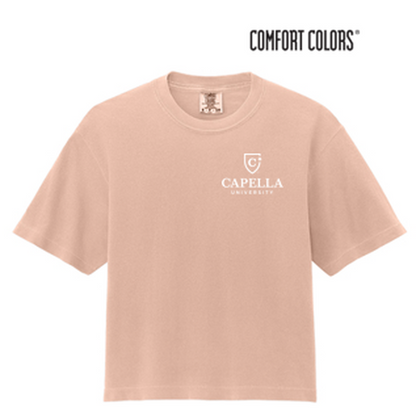NEW CAPELLA Comfort Colors® Women’s Heavyweight Boxy Tee - Peachy