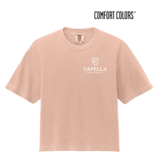 NEW CAPELLA Comfort Colors® Women’s Heavyweight Boxy Tee - Peachy