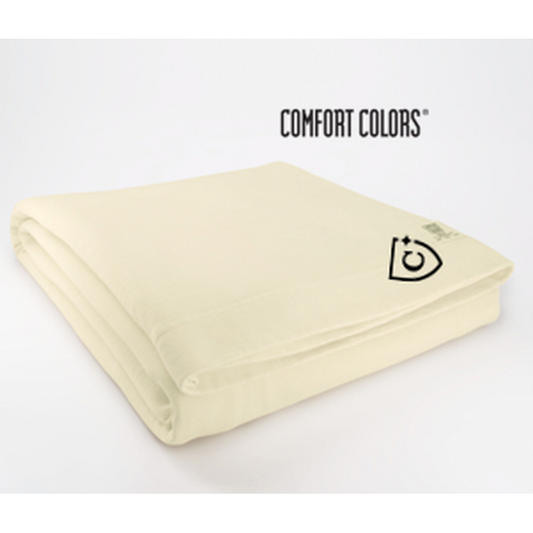 NEW CAPELLA Comfort Colors® Fleece Dorm Blanket - Ivory