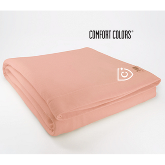 NEW CAPELLA Comfort Colors® Fleece Dorm Blanket - Peachy