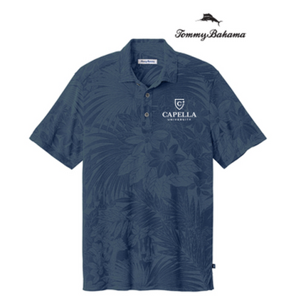 NEW CAPELLA Tommy Bahama® Santiago Paradise Polo (3.5-in logo) - Blue Note