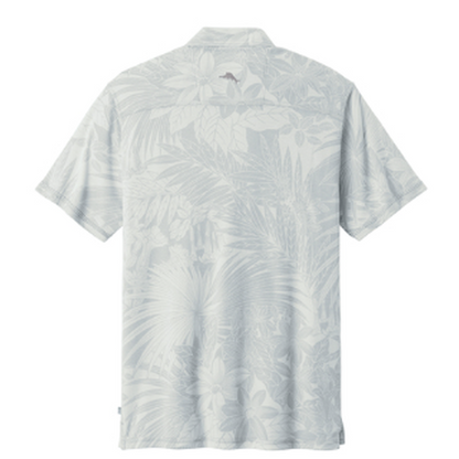 NEW CAPELLA Tommy Bahama® Santiago Paradise Polo (3.5-in logo)- Zinc Grey
