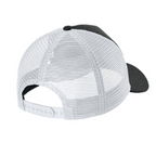 NEW CAPELLA New Era® A-Frame Snapback Mesh Back Cap - Black/White