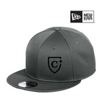 NEW CAPELLA New Era® Pivot Flat Bill Snapback Cap - Charcoal