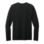 NEW CAPELLA District® Perfect Weight® CVC Long Sleeve Tee (10-in logo) - Black